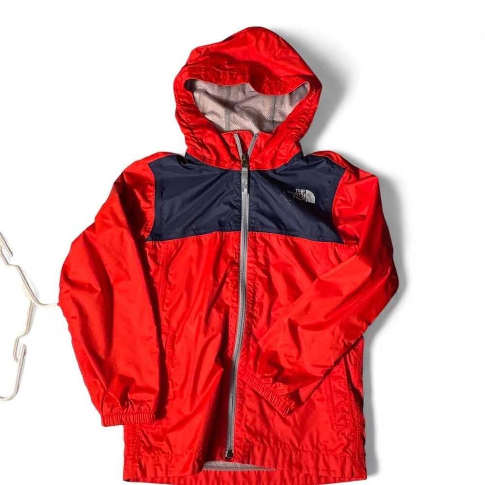 The North Face Boys Red Windbreaker Jacket Size S 7/8